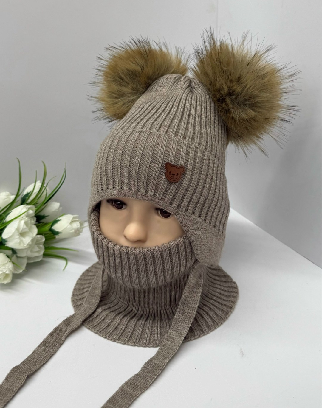 шапка и снуд для детей,шапка и снуд,комплект шапка снуд,комплект детский шапка,шапка снуд зимняя