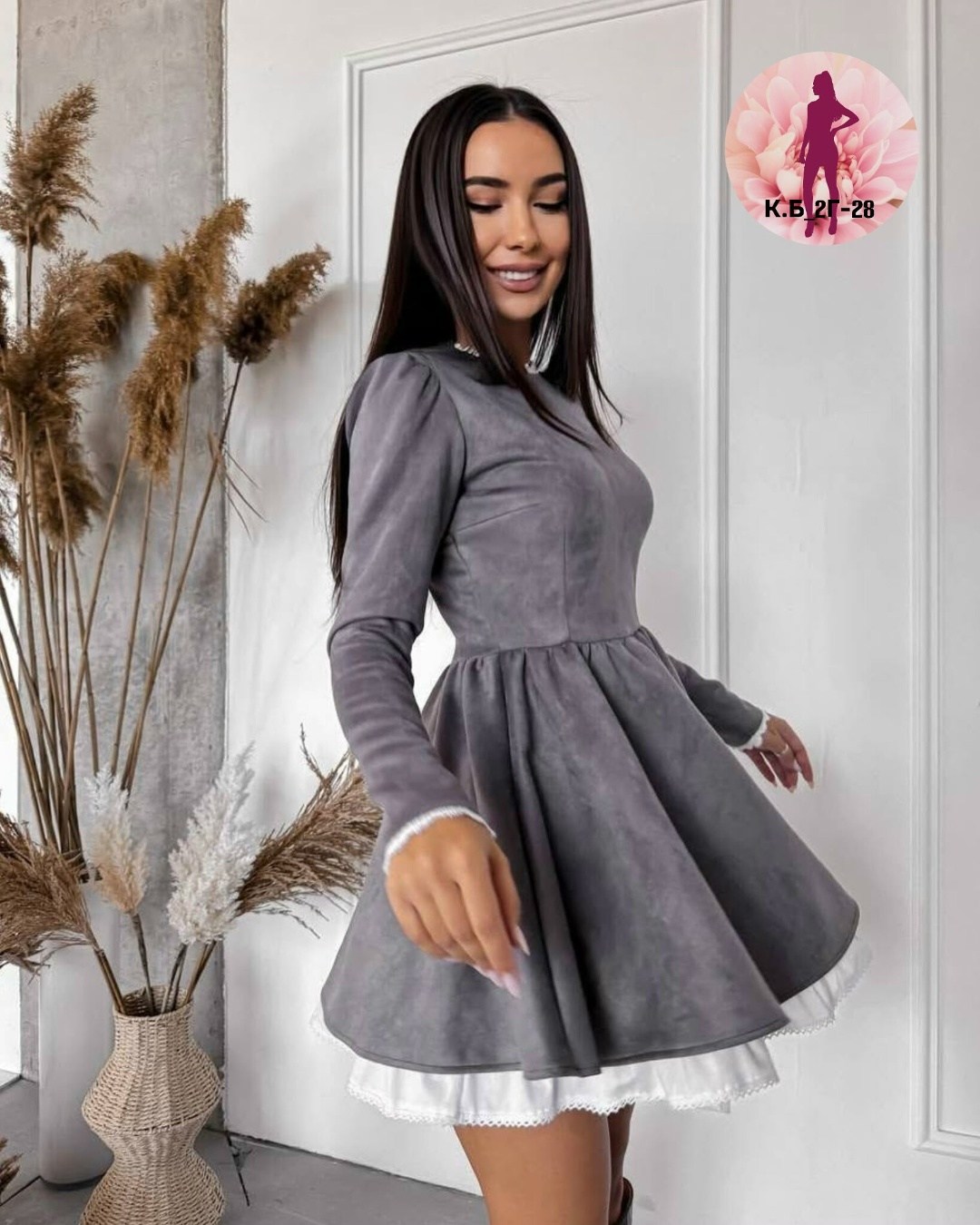 платье замшевое короткое,платье серое,нарядное платье,замшевое платье,платье теплое