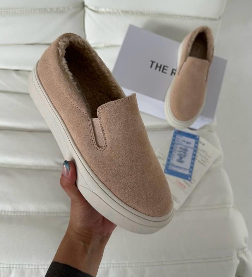 ,слипоны замшевые,слипоны женские,женская ,слипоны теплые женские