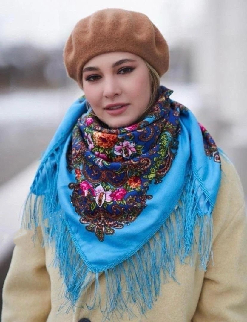 платок весна,женский платок,новинки платок,материал для платков,платки павловопосадские