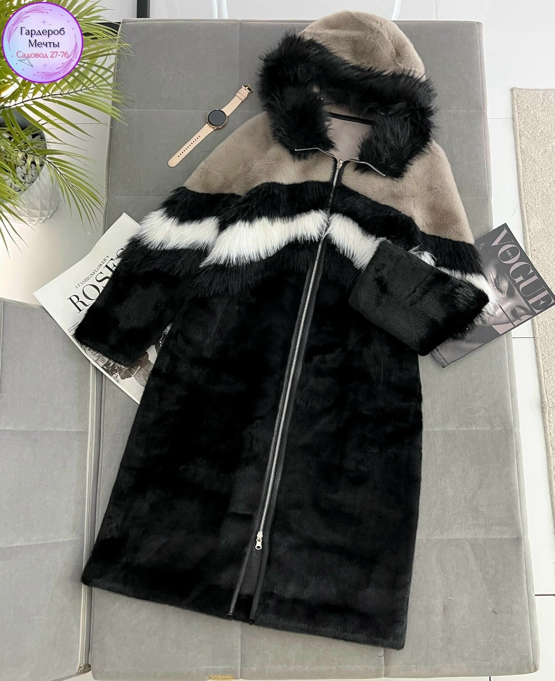 пальто комбинированное,меховое пальто,пальто зимнее,шуба женская,женская дубленка