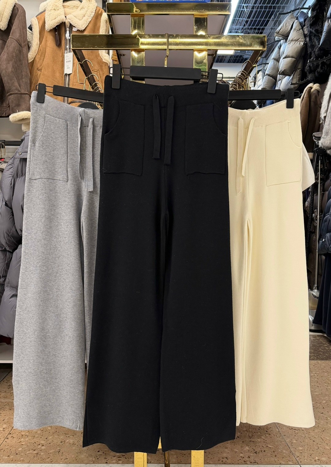 широкие брюки,широкие брюки женские,брюки модные,женские трикотажные широкие брюки с высокой,женские брюки с широкими штанинами