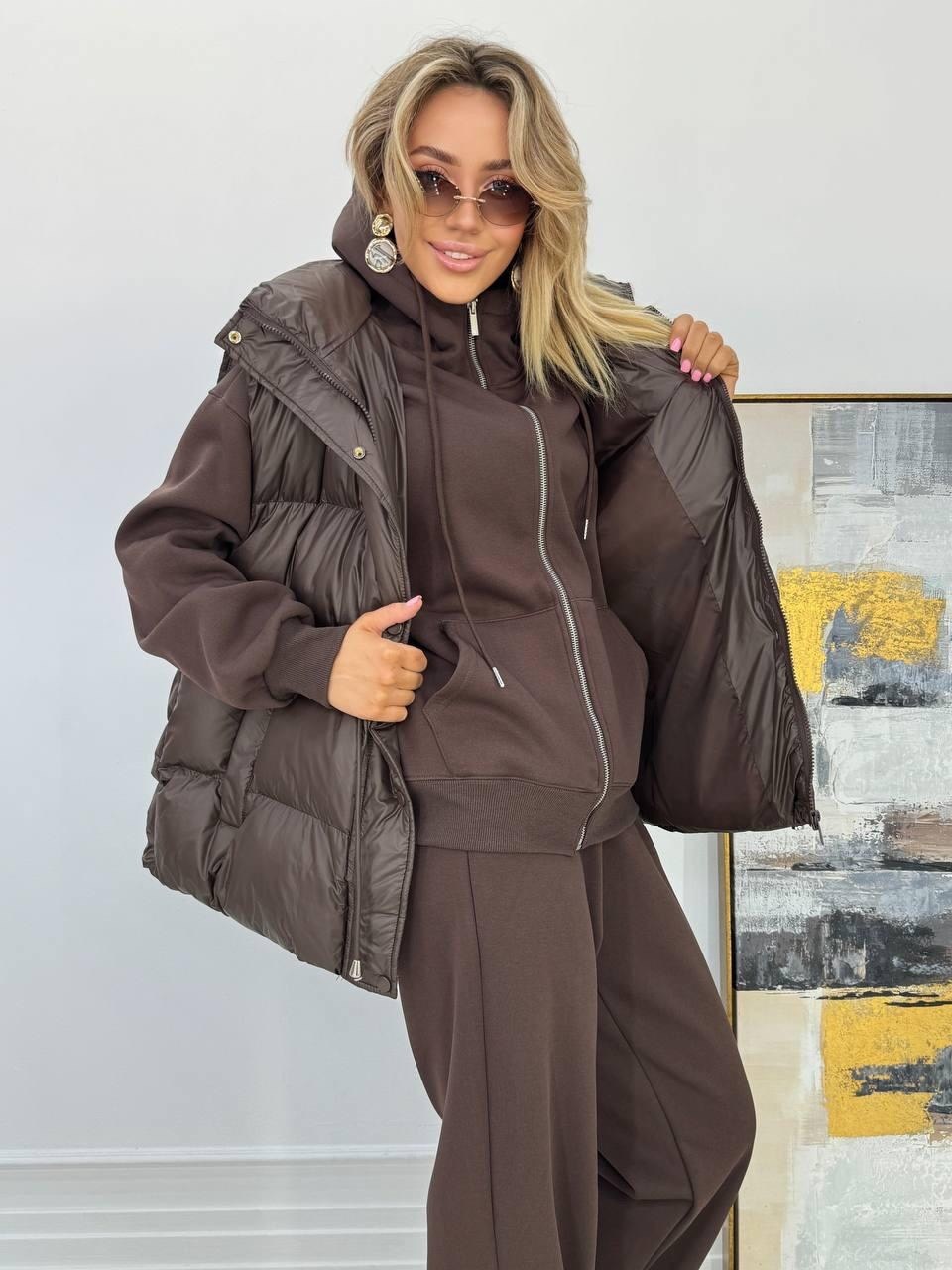 костюм тройка,жилетка женская,женские жилеты,жилет на синтепоне,cпортивный костюм женский теплый