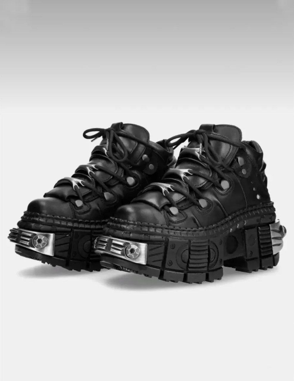 ,массивные ботинки new rock на высокой подошве,ботинки new rock,ботинки new rock m 131 s 1,ботинки нью рок