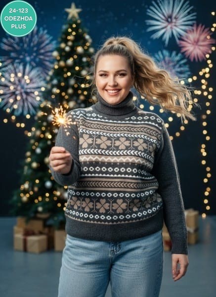 женский свитер,вязаный свитер с оленями,свитера с оленями,свитер джемпер,свитер зимние