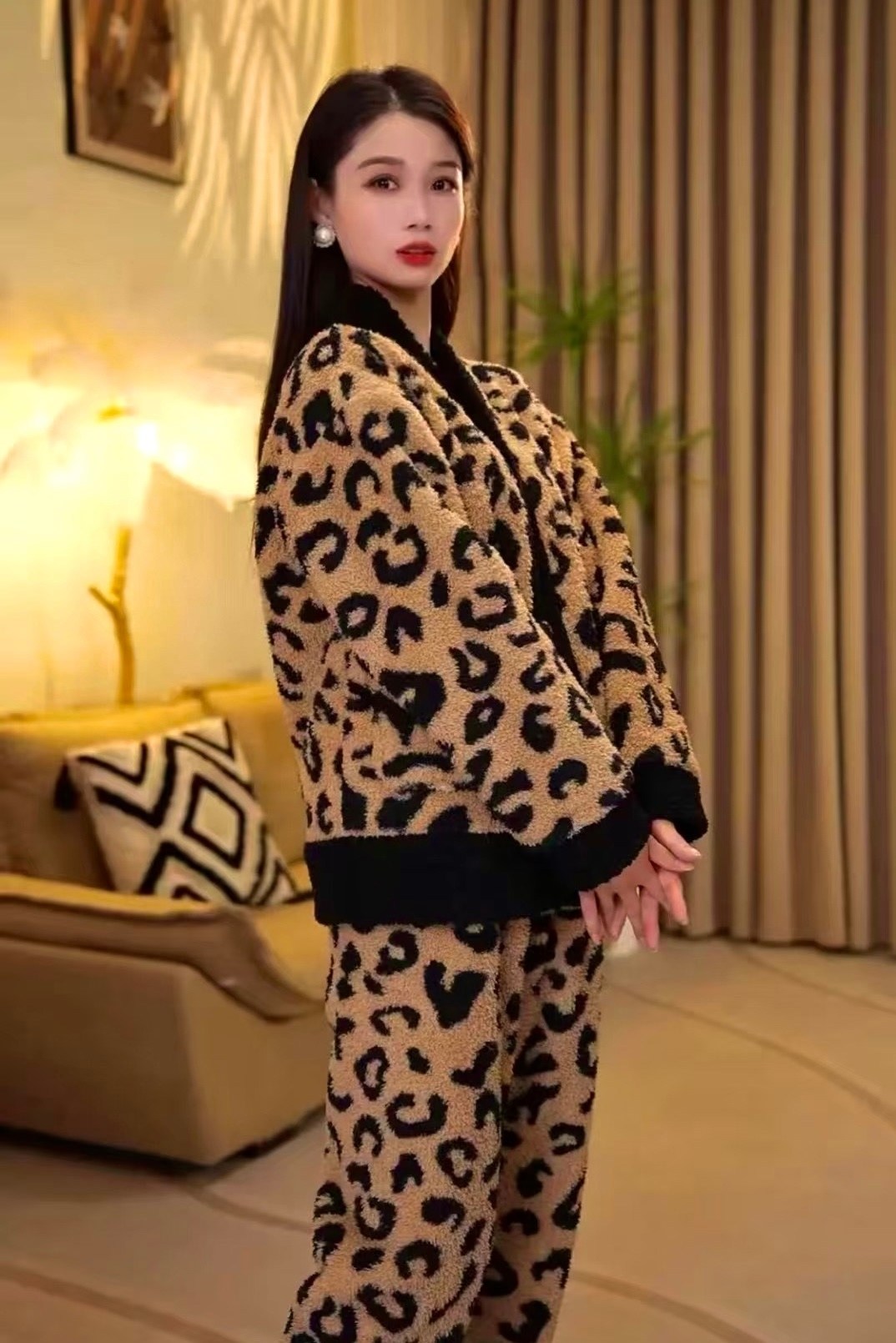 пижамы для женщин,женский пижама,трикотажные костюмы,леопардовая пижама,пижама леопардовая женская