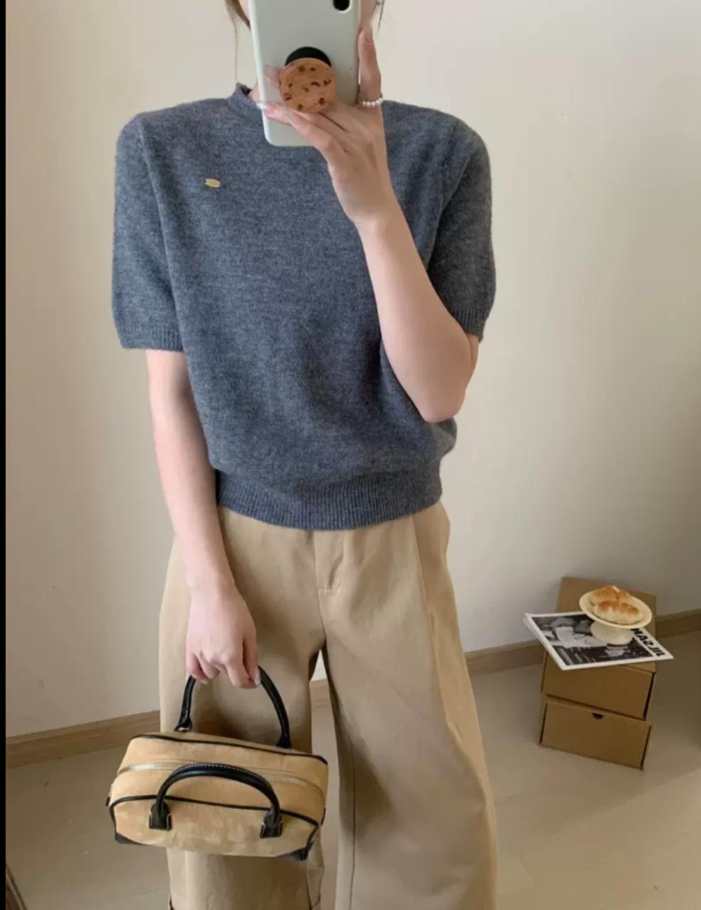 трикотажный пуловер,элегантные топы,вязаные жилеты женские,женский трикотажный свитер с коротким рукавом,трикотажный жилет