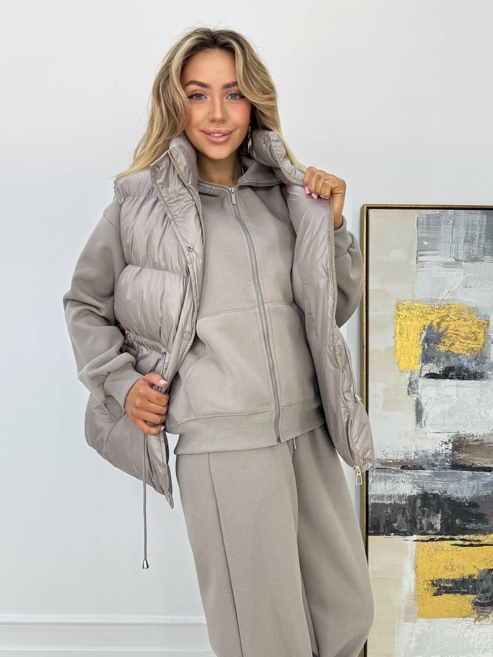 костюм тройка,жилетка женская,женские жилеты,жилет на синтепоне,cпортивный костюм женский теплый