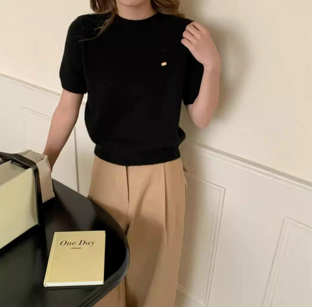 трикотажный пуловер,элегантные топы,вязаные жилеты женские,женский трикотажный свитер с коротким рукавом,трикотажный жилет