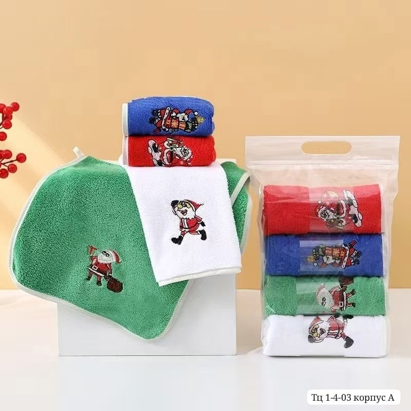 полотенца новогодние,набор полотенец микрофибра,полотенца кухонные новогодние,набор полотенец из микрофибры,полотенца из микрофибры