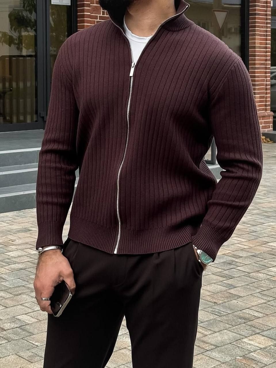 кардиган для мужчин,кардиган на молнии мужской,кардиган мужские,стильная кофта,бордовый кардиган