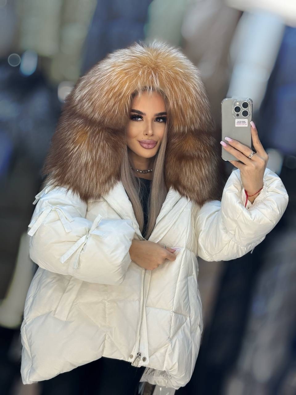 стильные пуховики,пуховики с мехом,пуховики с натуральным мехом,зимние куртки,женская зимняя куртка