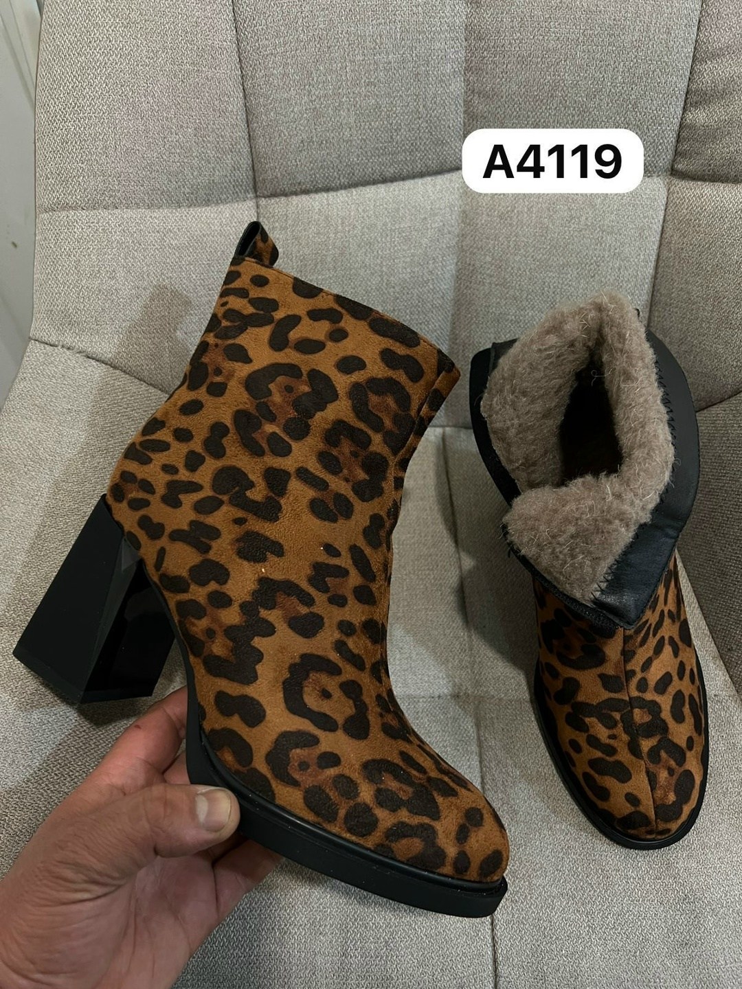 ,леопардовые ботинки,женские ботильоны, женская,обуви