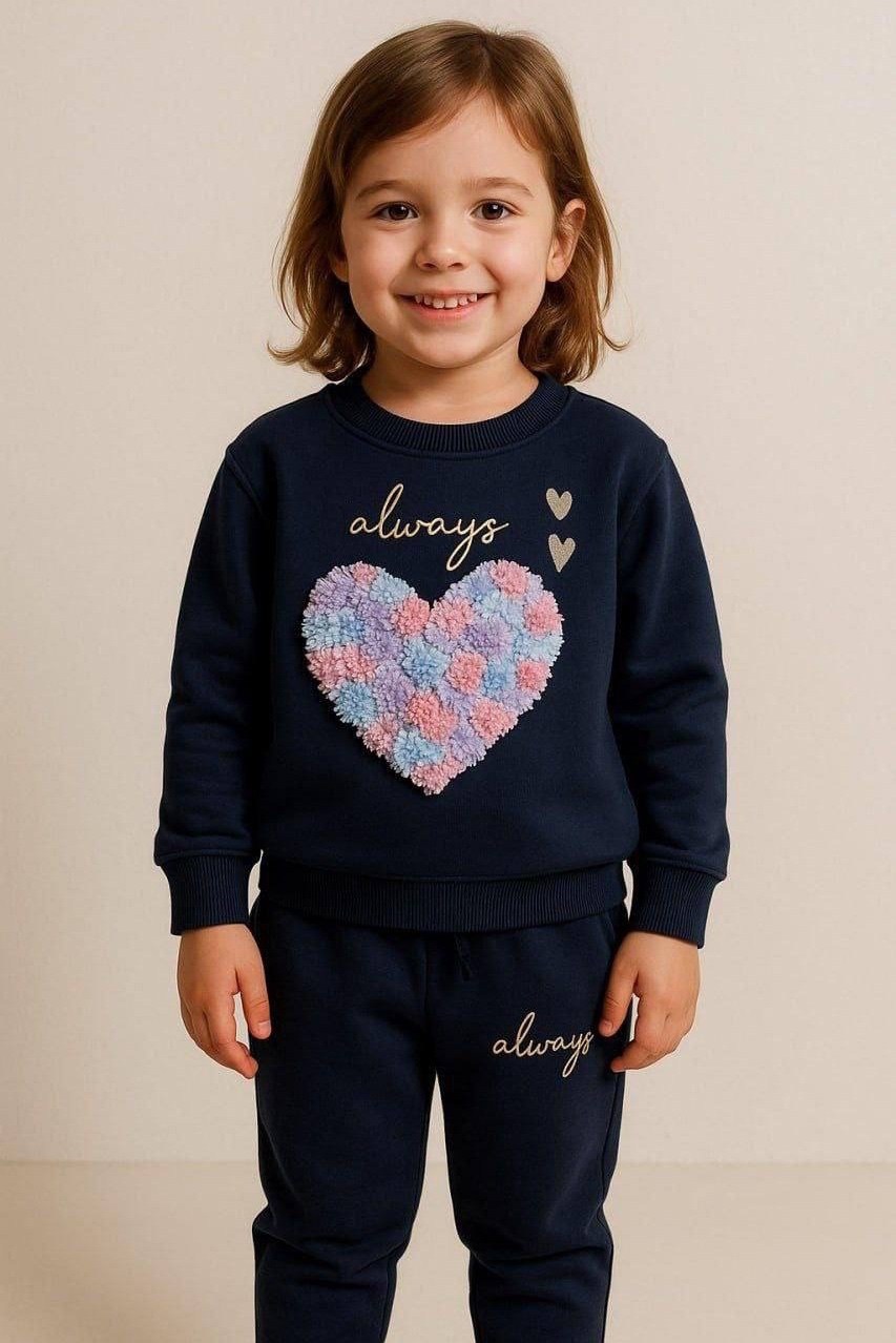 свитшот с декором,cвитшот для девочки,детские комплекты,костюмы для девочки,костюм синий