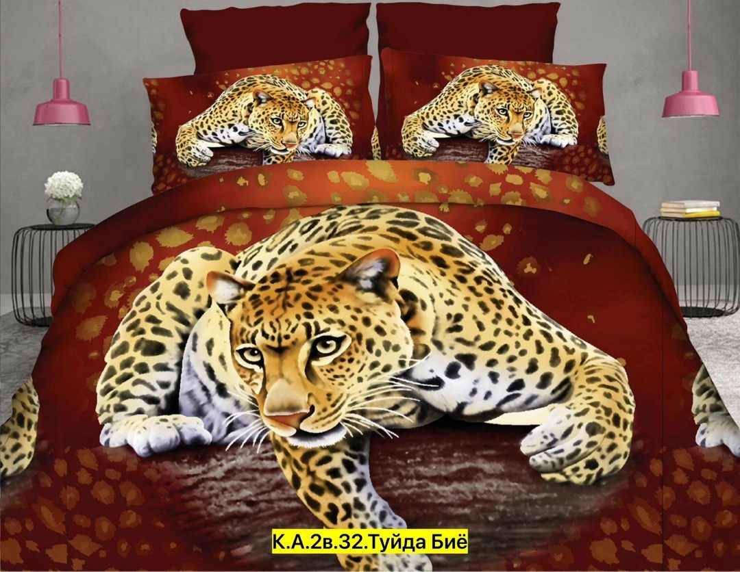 комплект постельного белья,постельное 3д львы,постельное белье король лев,белье постельное,постельное белье 3 d