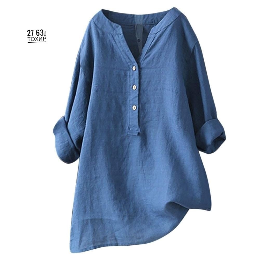 женская рубашка с длинными рукавами,льняная блузка,женская хлопковая льняная рубашка,женская рубашка из хлопка и льна,рубашка женская льняная