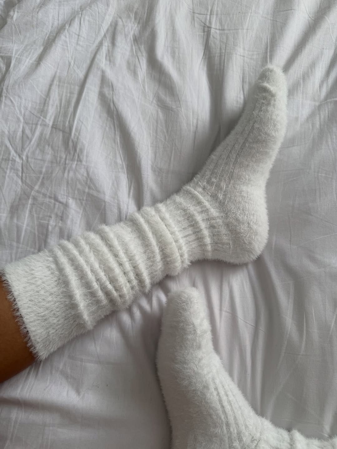 пушистые носки,носки женские белые,теплые женские носки,вязаные носки,хлопковые носки