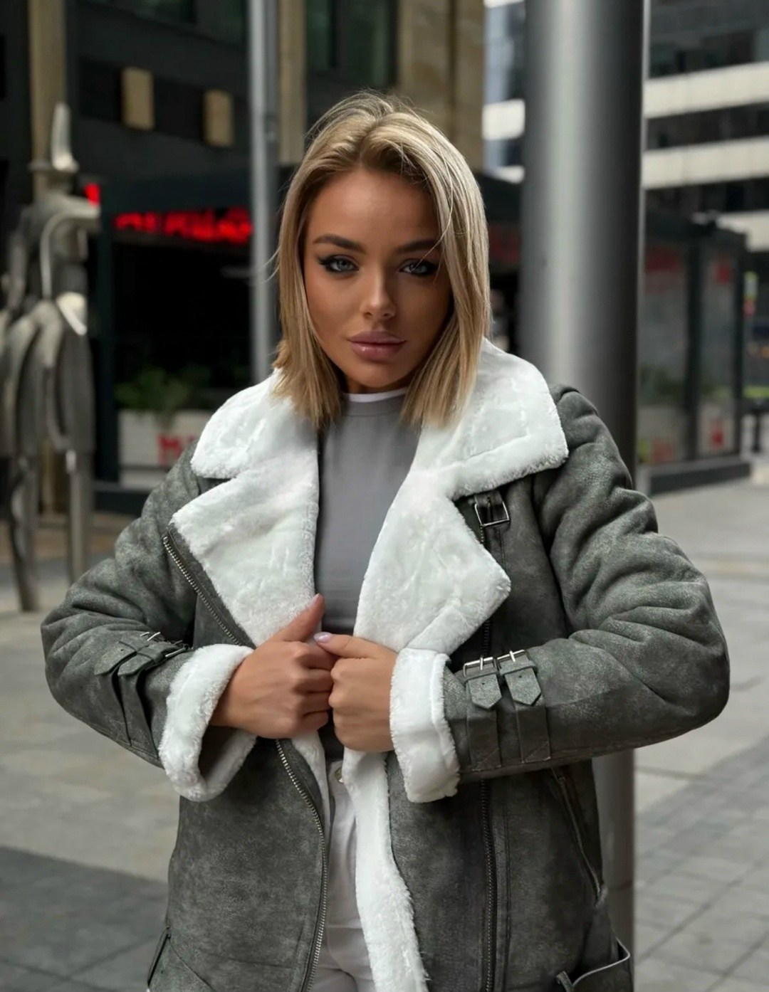 дубленка женская,дубленка авиатор,дубленка укороченная женская,стильная дубленка,короткая дубленка