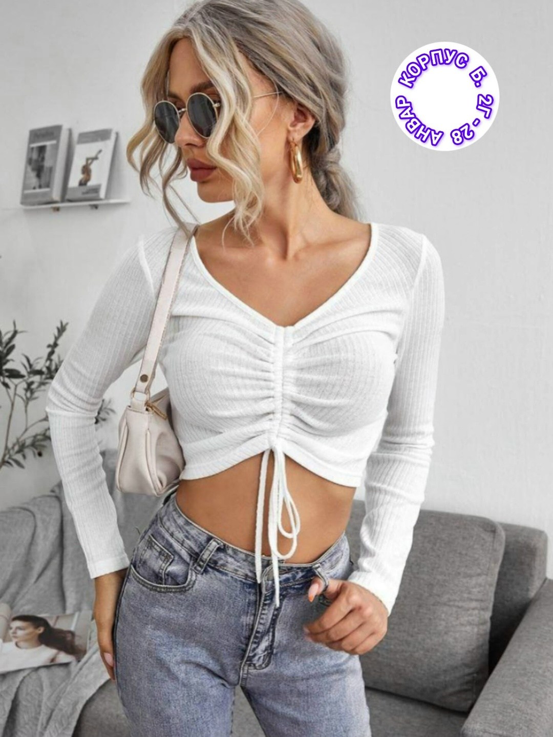 кроп топ,повседневная блуза,короткие топы,футболка с завязками