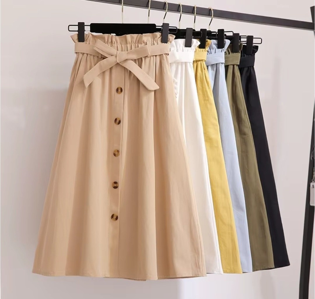 юбка с поясом,юбка миди женская с карманом,юбка с эластичным поясом,юбка летняя,юбка с ремнем на талии