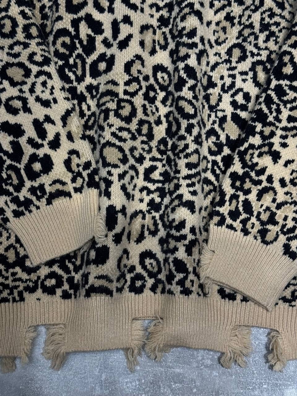 женский вязаный кардиган с леопардовым принтом,кофта кардиган,леопардовые кардиганы,кардиган леопардовый принт,модные кардиганы