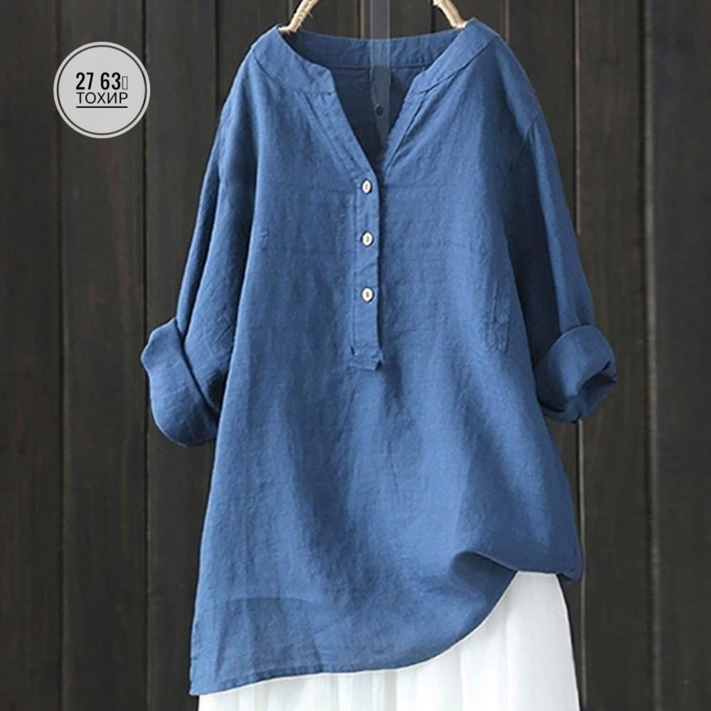 женская рубашка с длинными рукавами,льняная блузка,женская хлопковая льняная рубашка,женская рубашка из хлопка и льна,рубашка женская льняная