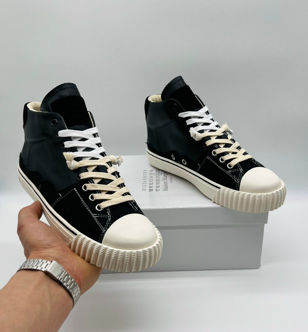 кеды maison margiela,,мужские кеды,высокие кроссовки,высокие кеды