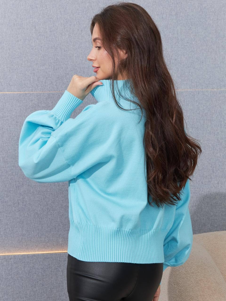 свитеры модные,свитера женские,бирюзовый джемпер,свитер женский кофта,кофта джемпер