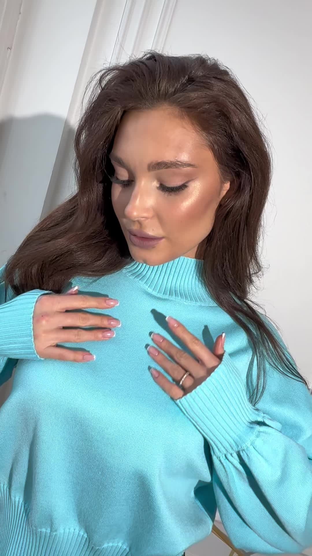 свитеры модные,свитера женские,бирюзовый джемпер,свитер женский кофта,кофта джемпер