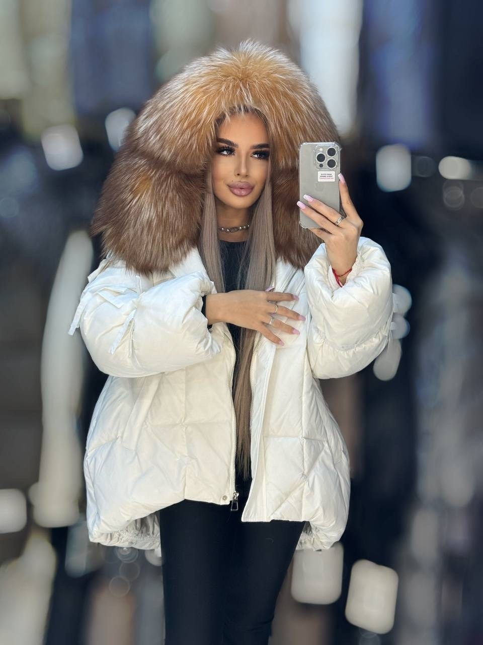 стильные пуховики,пуховики с мехом,пуховики с натуральным мехом,зимние куртки,женская зимняя куртка