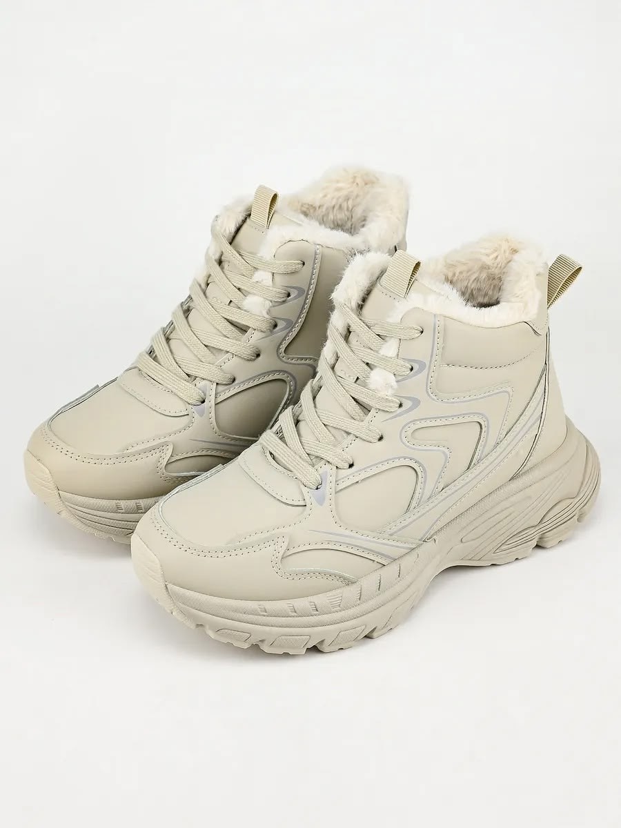 ,кроссовки женскиe,бежевые кроссовки,кроссовки зимние женские,женская зимняя