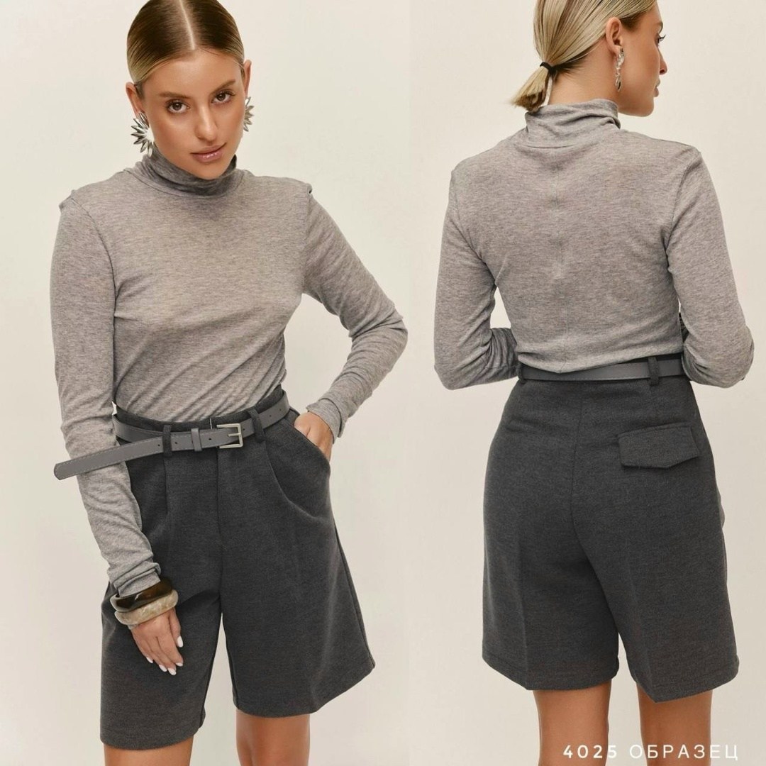 женские шорты,шорты серые,повседневные шорты,шорты базовые,шорты брюки