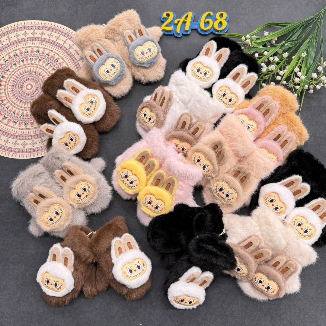 плюшевые варежки,теплые перчатки,мягкие варежки,детские перчатки,меховые перчатки