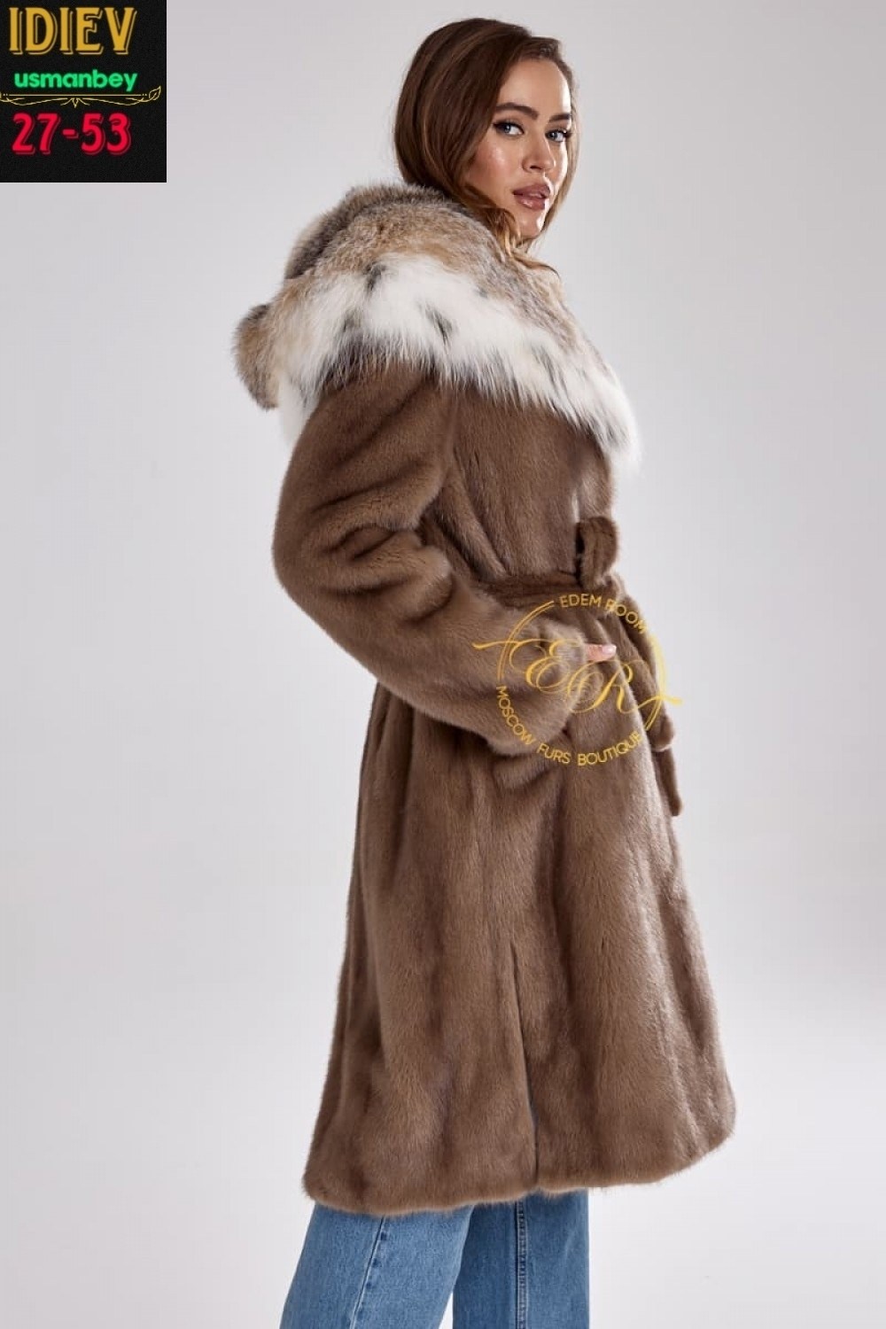 норковая шуба с капюшоном,норковая шуба с капюшоном из куницы,женская шуба,шуба норковая женская,шуба норковая