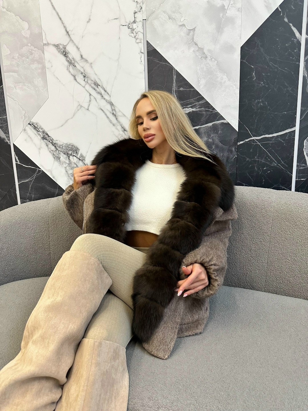 пальто с мехом,парка с мехом,куртка меховая,шубка,меховая парка