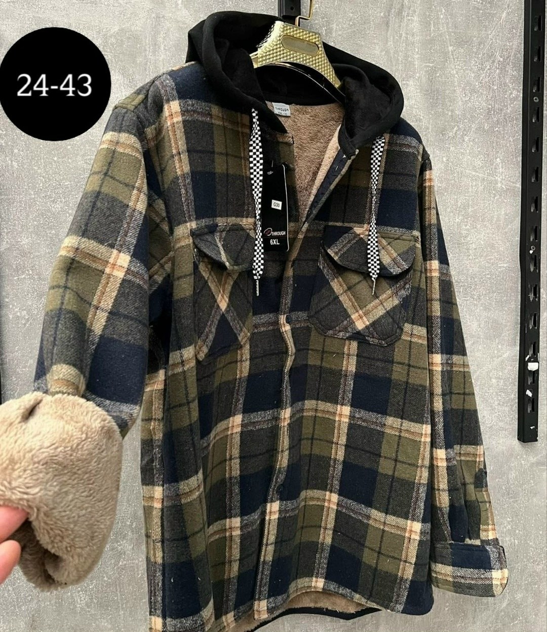 рубашка теплая,рубашка с капюшоном,рубашка теплая в клетку оверсайз,рубашка в клетку теплая,рубашка утепленная