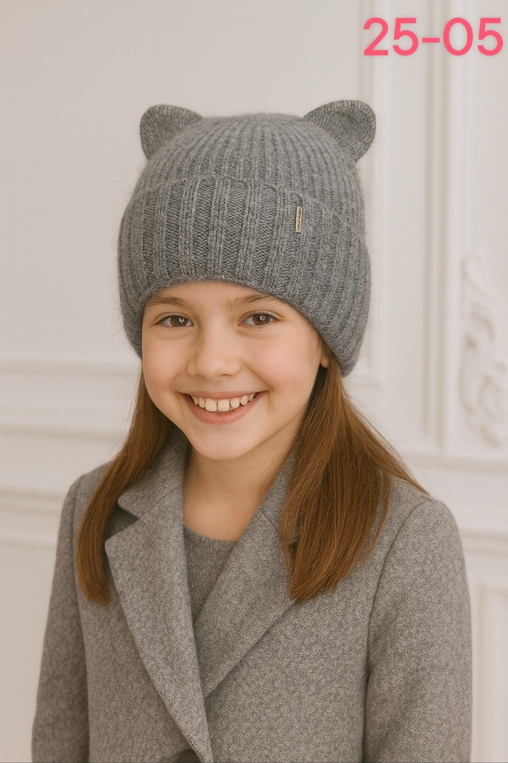вязаная шапка с кошачьими ушками,шапка вязаная с ушками,шапка для девочек,шапочка с ушками,шапка с ушками