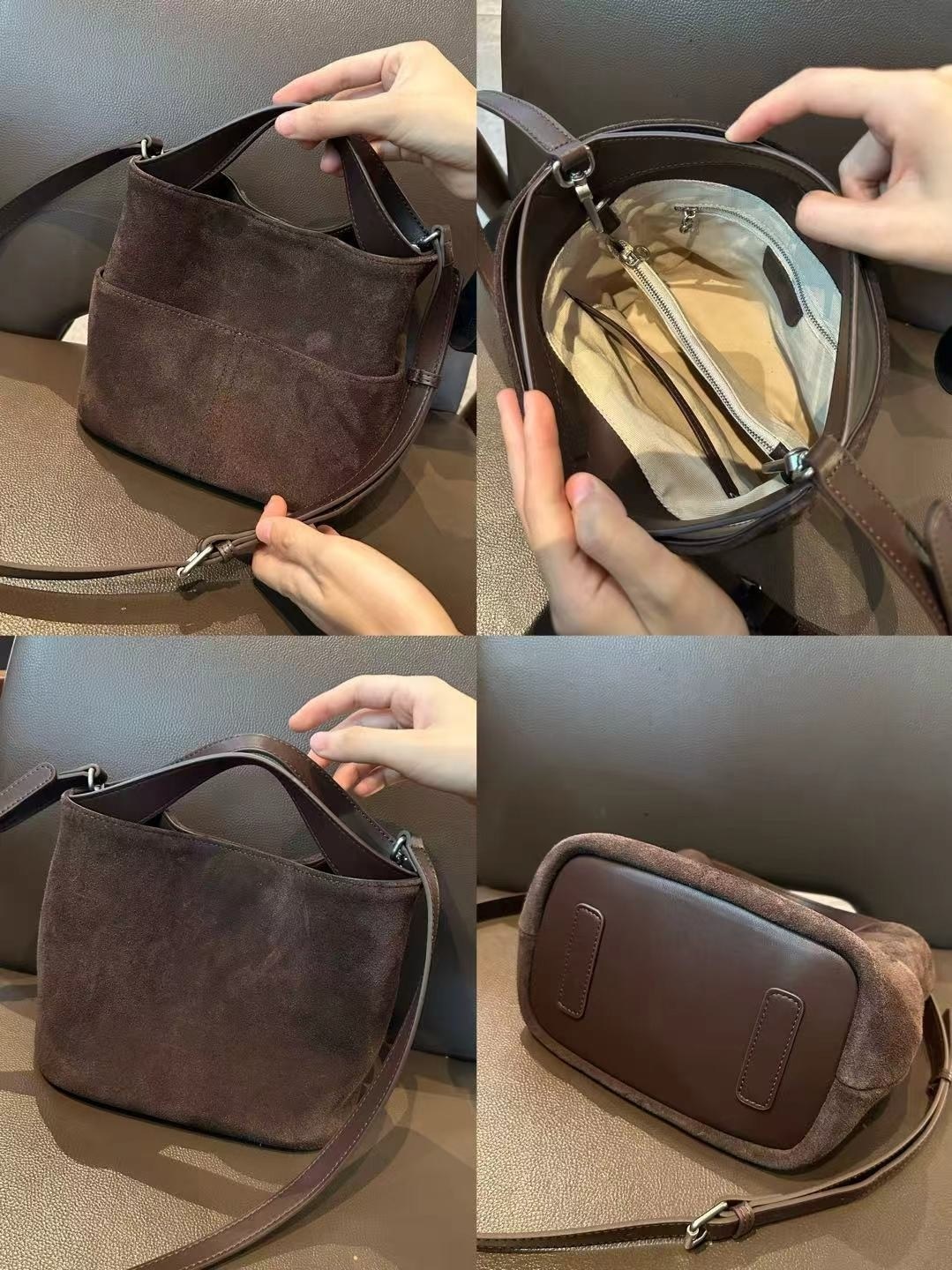 замшевая сумка,сумка повседневная,сумка модная,сумка большая,женская повседневная сумка