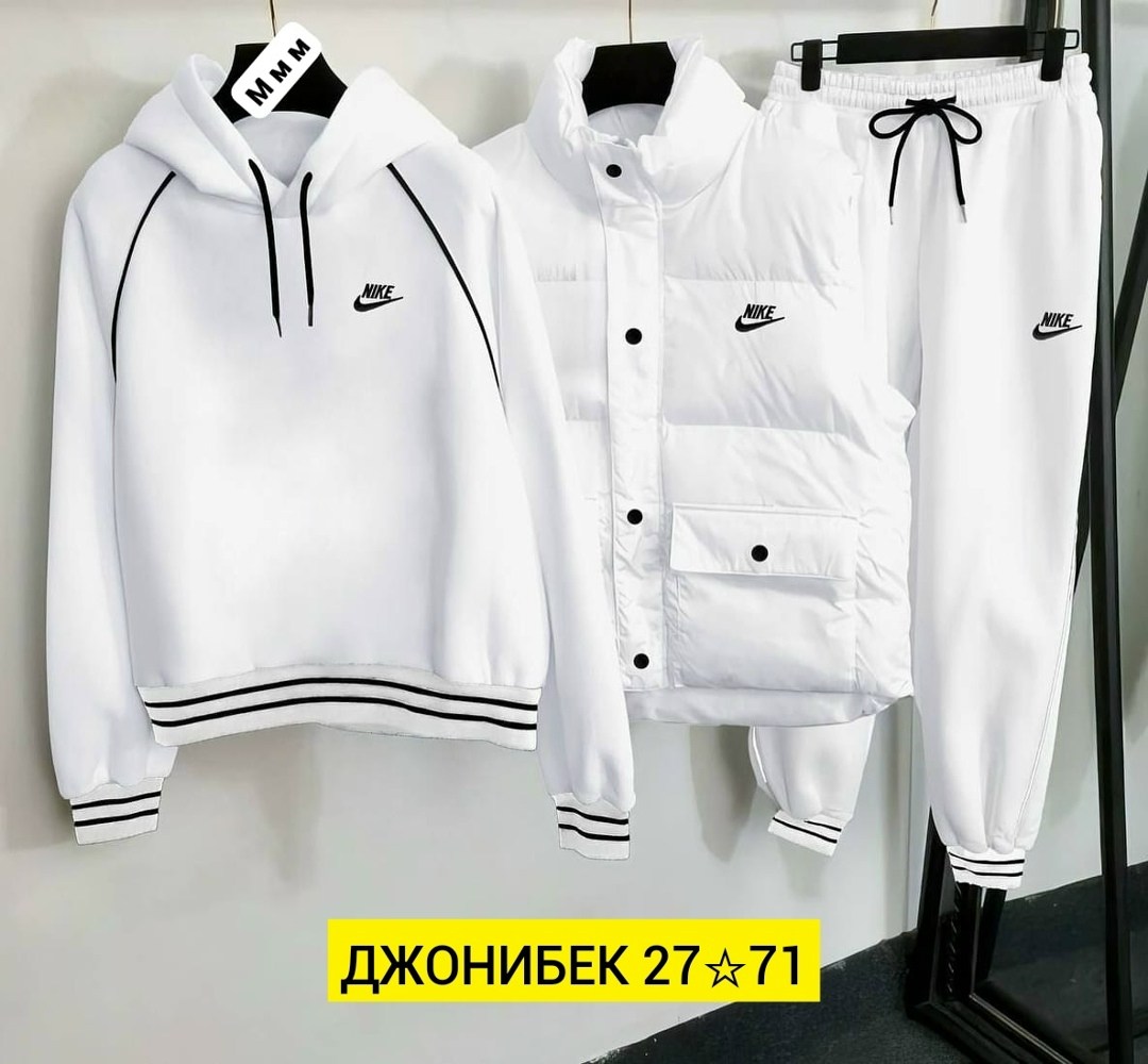 спортивный костюм тройка nike,костюм женский тройка,спортивный костюм nike на флисе,костюм на флисе,спортивные костюмы утепленные