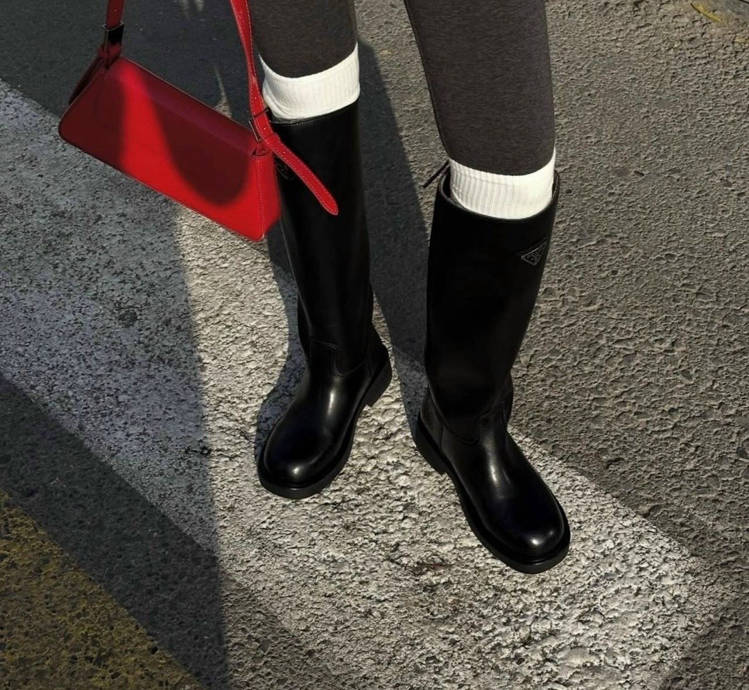 сапоги прада черные,,сапоги прада,женские сапоги,сапоги prada