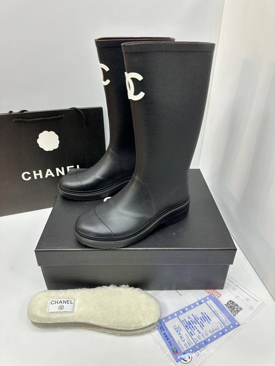 сапоги chanel,резиновые сапоги chanel,резиновые сапоги шанель,резиновые сапоги женские,сапоги шанель