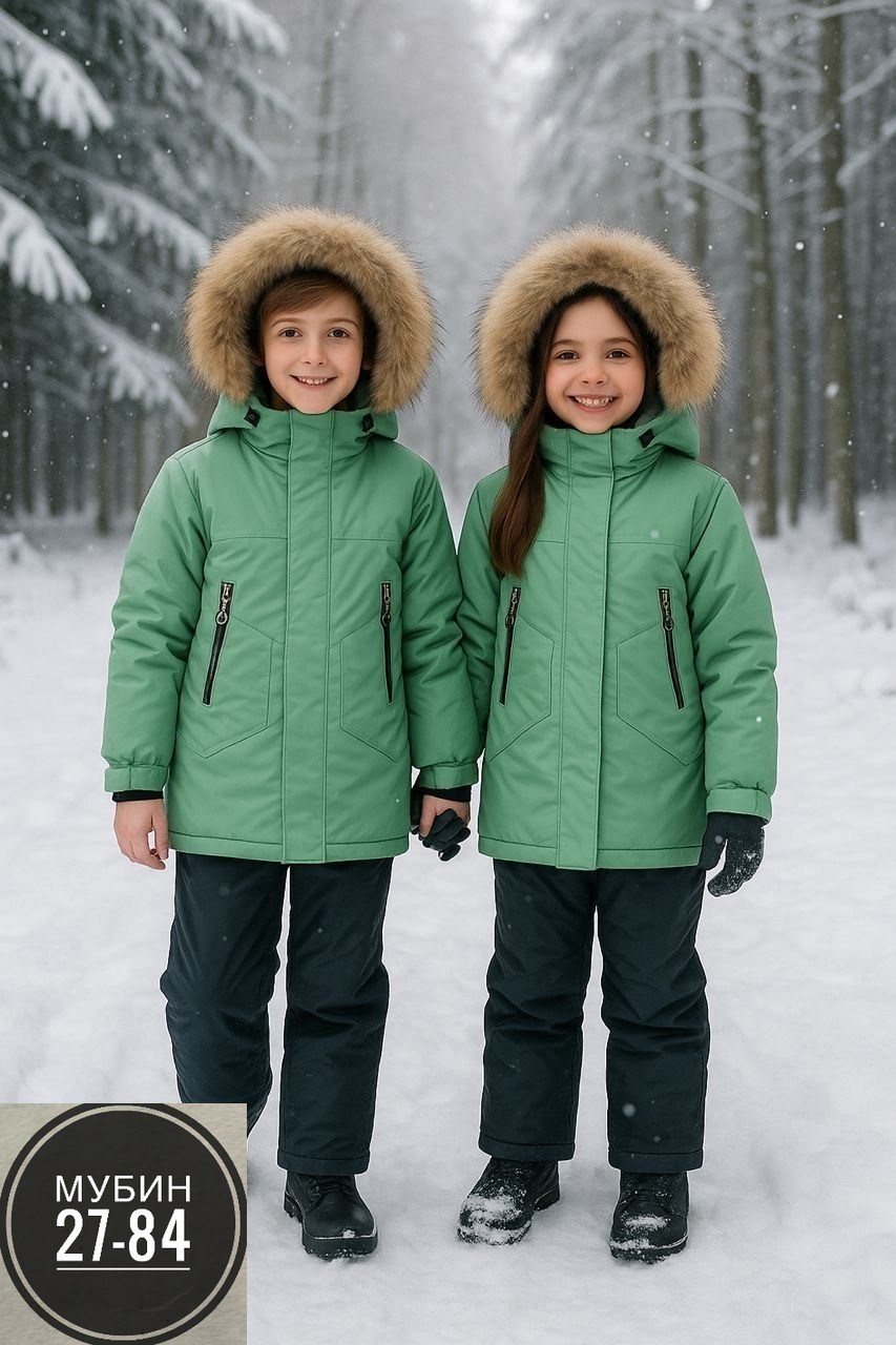 костюм зимний для девочек,зимние костюмы,детский зимний костюм,зимний комплект куртка,тёплый зимний костюм