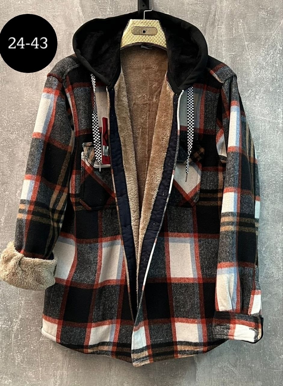 рубашка теплая,рубашка с капюшоном,рубашка теплая в клетку оверсайз,рубашка в клетку теплая,рубашка утепленная