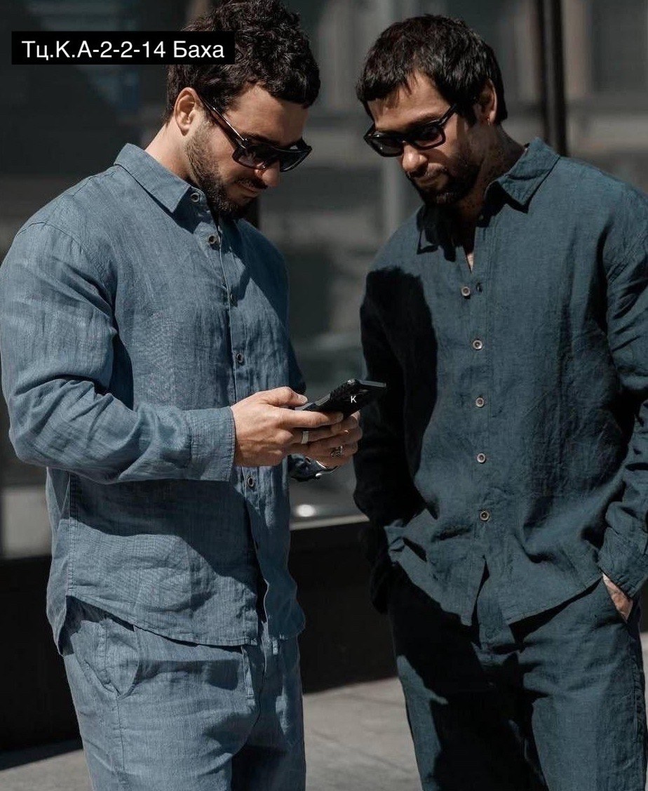 костюмы двойки,рубашка и брюки,костюм лен мужской,мужской льняной костюм,костюм из льна мужской