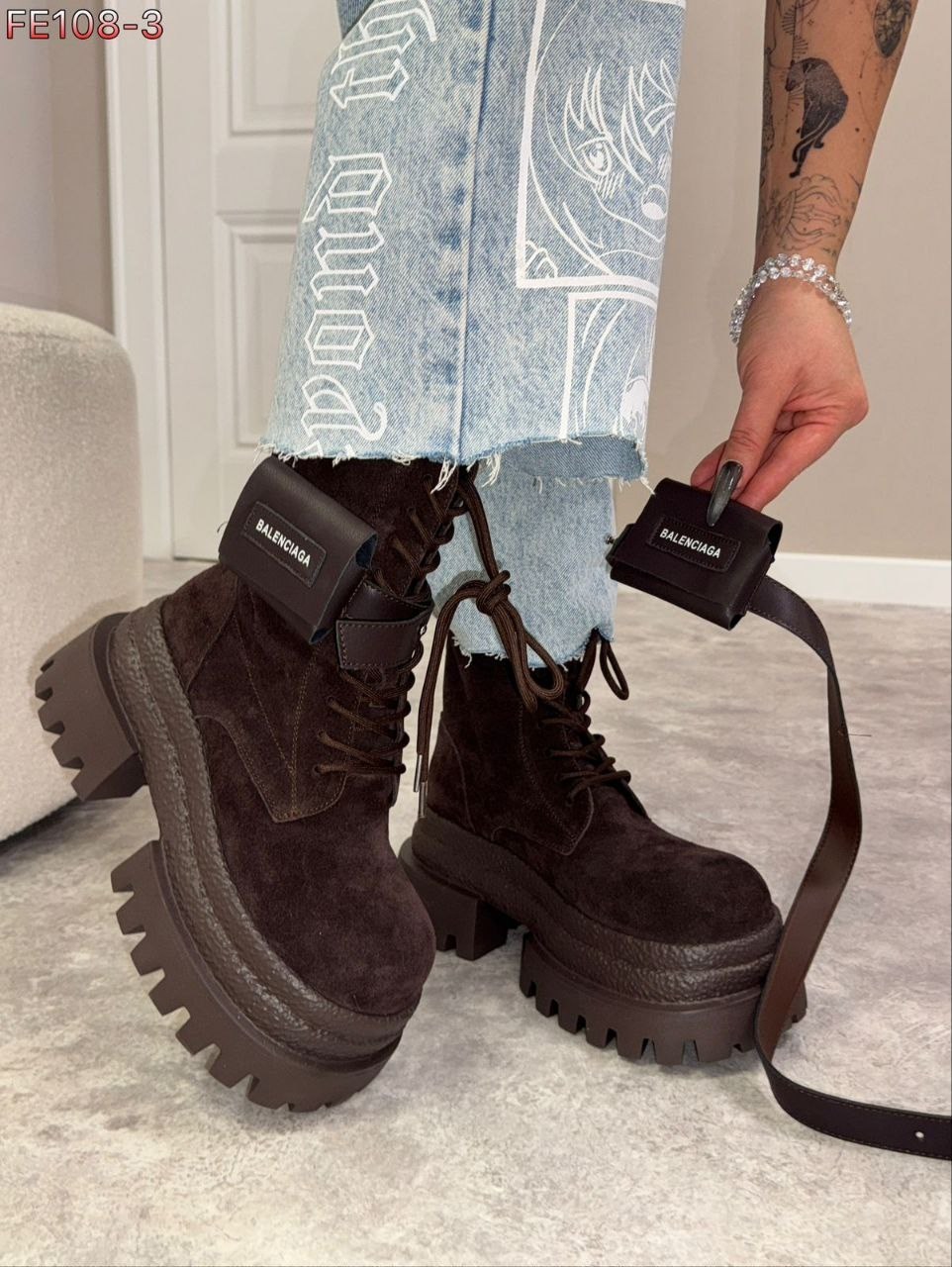 ботинки balenciaga,,стильные ботинки,ботинки зимние balenciaga женские, баленсиага