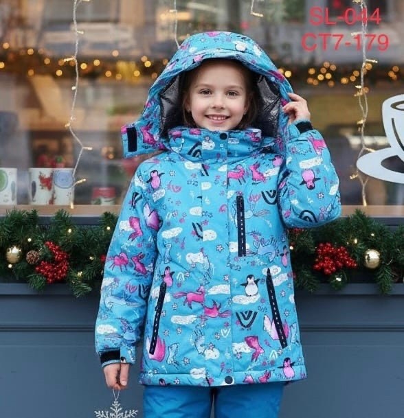 комплект зимний для девочек,комплект верхней одежды playtoday,костюм горнолыжные,детский горнолыжный костюм,зимний костюм для девочек