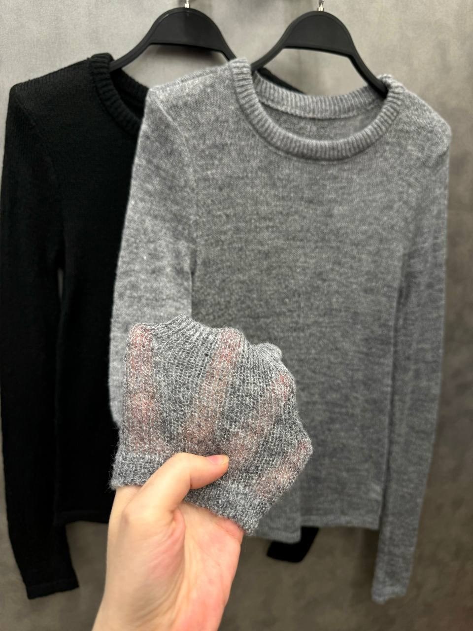 кофта паутинка из мохера,мохеровый пуловер,свитер из мохера,джемпер из мохера,джемпер