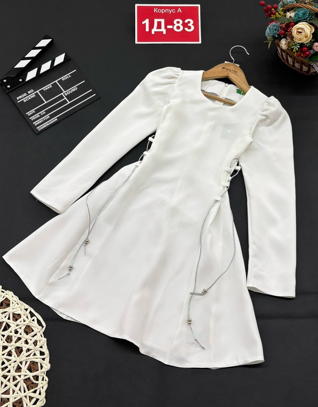 платье,платье женские,школьное платье,платье с завязками,платье на флисе