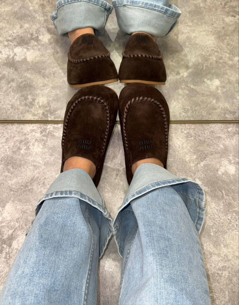 ,мюли женские,женская ,лоферы miu miu,мюли замшевые