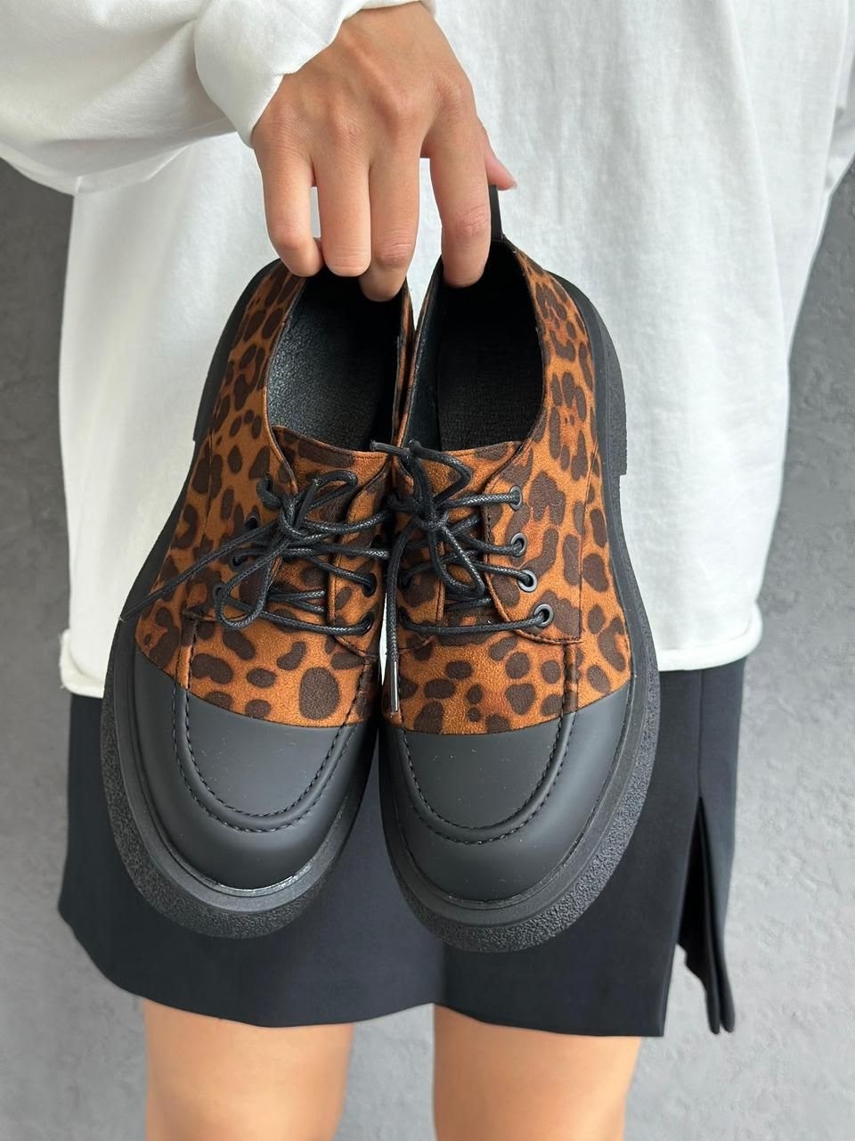 ,женская ,обуви,леопардовые лоферы,полуботинки женские